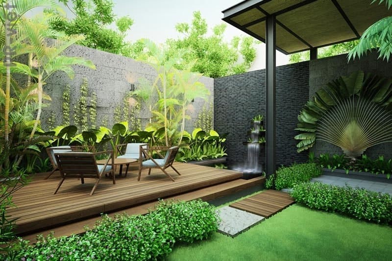 Mẫu nhà vườn nhỏ đẹp 1 tầng 2 tầng hiện đại chi phí xây dựng rẻ |  Cleanipedia