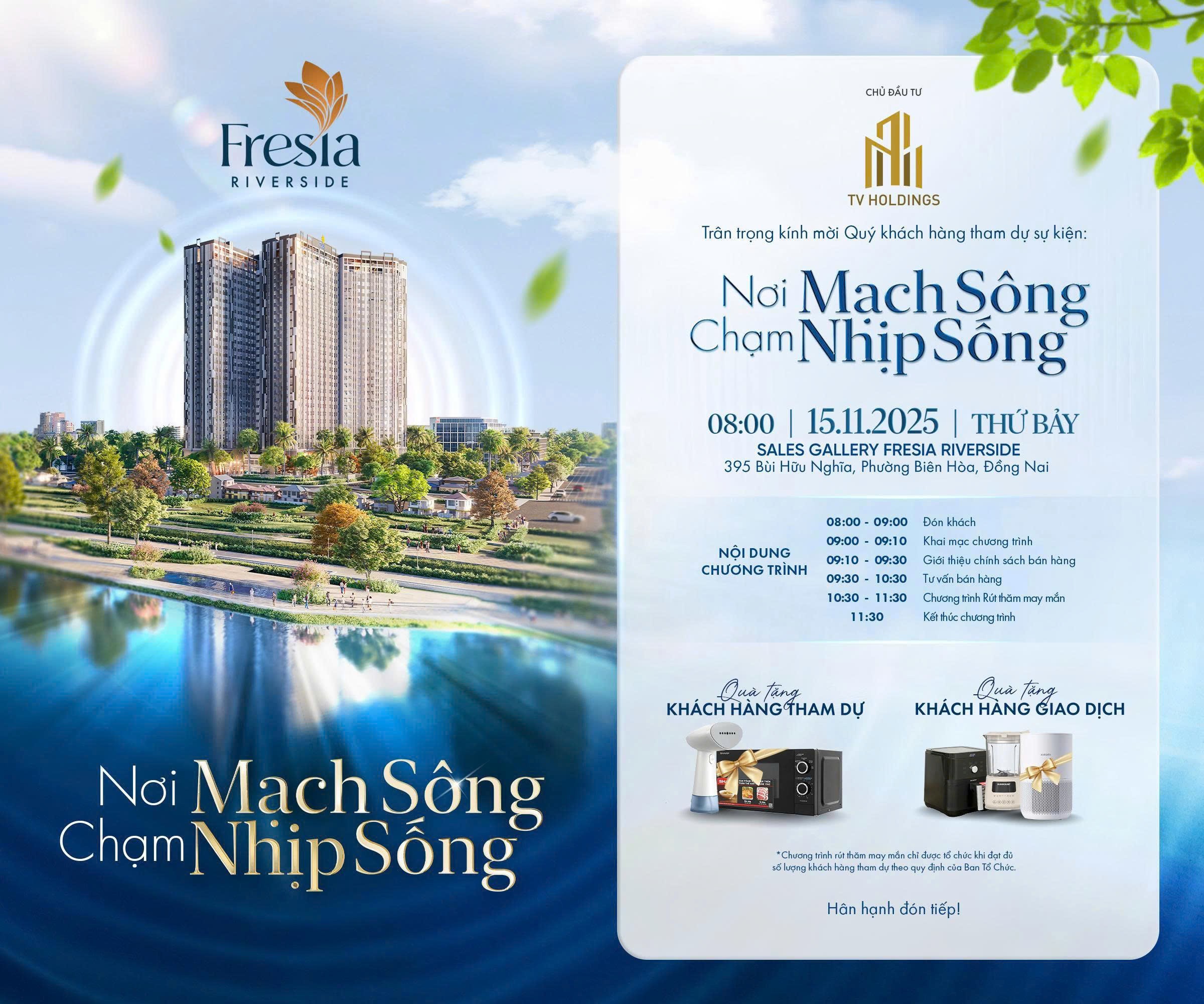 Trải nghiệm cuối tuần tại Fresia Riverside – "NƠI MẠCH SÔNG CHẠM NHỊP SỐNG"