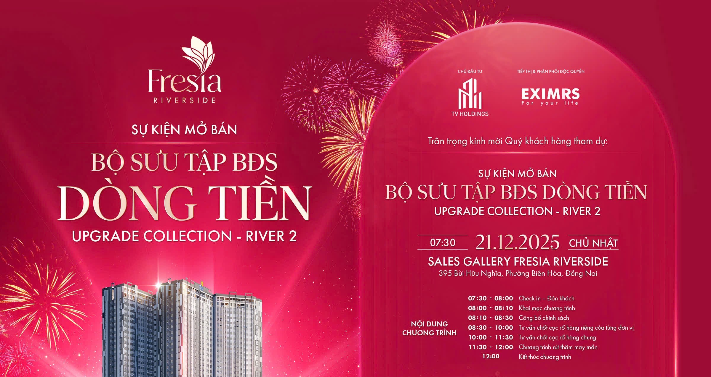 Fresia Riverside mở bán bộ sưu tập bất động sản dòng tiền Upgrade Collection – River 2