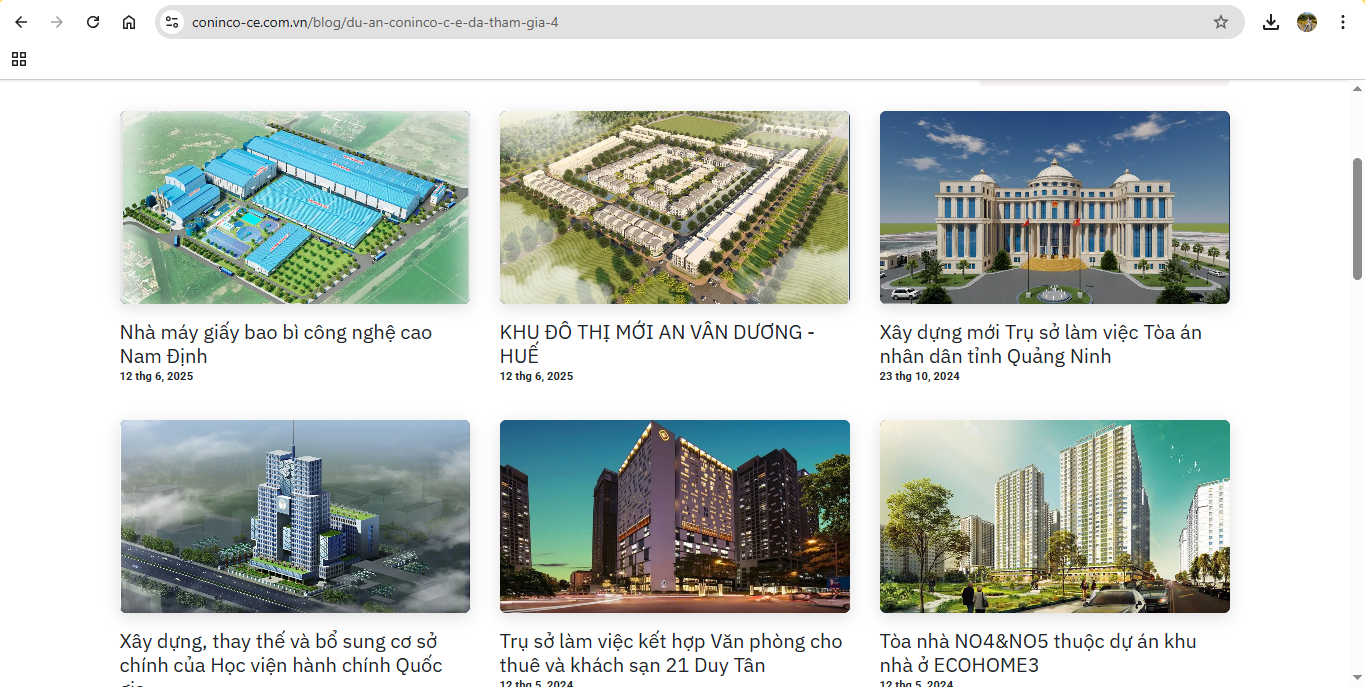 Điều gì khiến CONINCO-C&E bị nêu tên trong danh sách nhà thầu không đảm bảo uy tín?