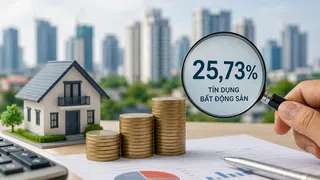 Tín dụng bất động sản chiếm gần 26% tổng dư nợ nền kinh tế