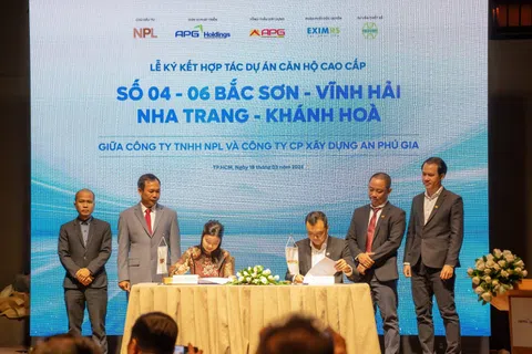 LỄ KÝ KẾT HỢP TÁC DỰ ÁN CĂN HỘ CAO CẤP SỐ 04-06 BẮC SƠN, VĨNH HẢI, NHA TRANG, KHÁNH HOÀ