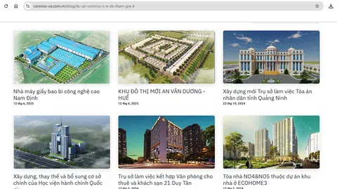 Điều gì khiến CONINCO-C&E bị nêu tên trong danh sách nhà thầu không đảm bảo uy tín?