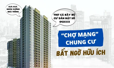 “Chợ mạng” chung cư bất ngờ hữu ích thời giãn cách 