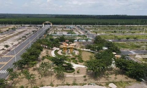 Sắp hoàn thành tuyến phố giáo dục – thương mại – y tế đầu tiên tại Bàu Bàng