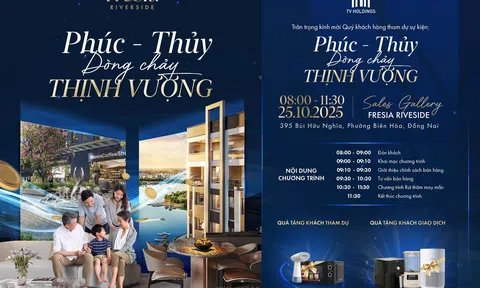 Fresia Riverside tổ chức sự kiện “Phúc – Thủy, dòng chảy thịnh vượng”