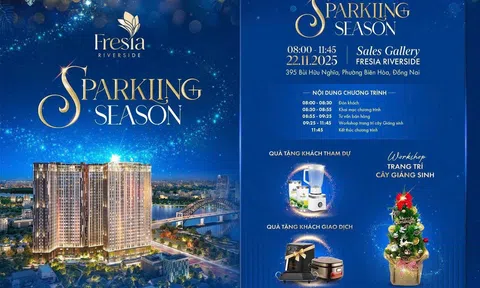 Sparkling Season tại Fresia Riverside: Sự kiện cuối tuần đón mùa lễ hội