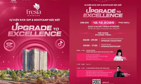 Fresia Riverside ra mắt Bộ sưu tập căn hộ Upgrade Collection và đào tạo thực chiến Upgrade BootCamp 2025