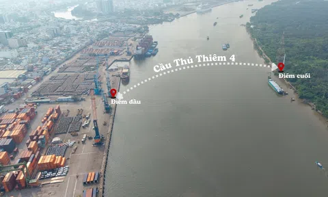 Cầu Thủ Thiêm 4 - "Mảnh ghép" quyết định trục liên kết Đông - Nam TP.HCM