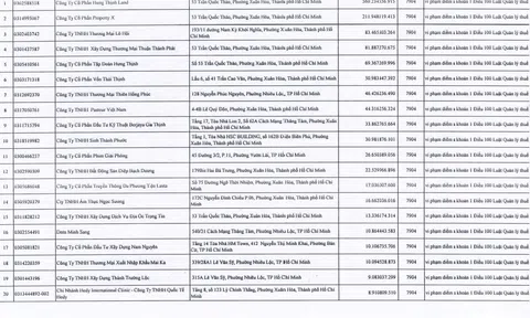 Chi nhánh Hedy International Clinic vì sao nợ thuế gần 9 tỷ đồng tại TP.HCM?