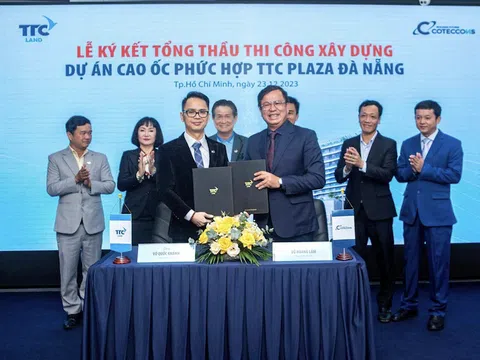 Coteccons và TTC Land hợp tác thi công xây dựng dự án TTC Plaza Đà Nẵng