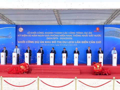 Chính thức khởi công dự án khu đô thị lấn biển Vinhomes Green Paradise Cần Giờ