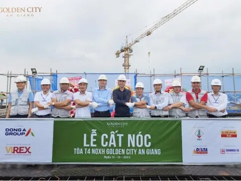 Sở Xây dựng An Giang nhắc nhở chủ đầu tư Golden City về sai phạm xây dựng
