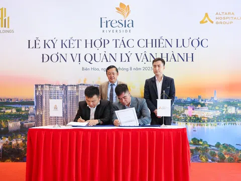 Chủ đầu tư TV Holdings ký kết hợp tác chiến lược Altara Hospitality Group – đơn vị quản lý vận hành dự án Fresia Riverside