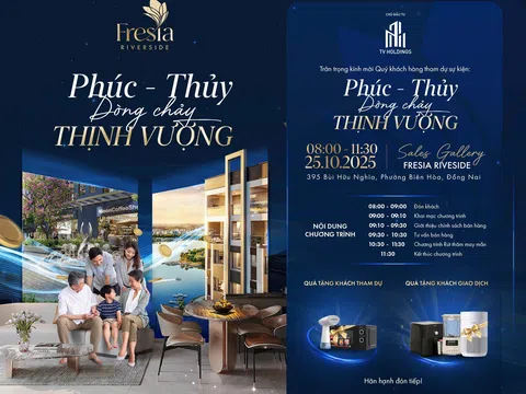 Fresia Riverside tổ chức sự kiện “Phúc – Thủy, dòng chảy thịnh vượng”