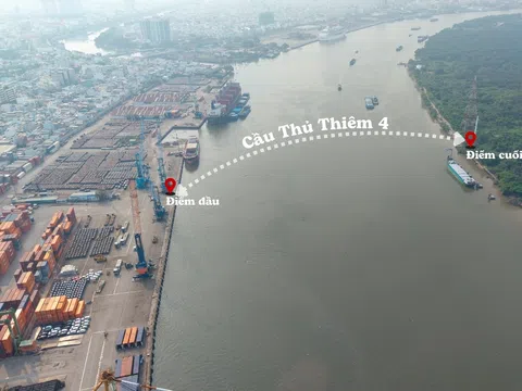 Cầu Thủ Thiêm 4 - "Mảnh ghép" quyết định trục liên kết Đông - Nam TP.HCM