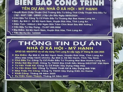 Hơn 31 triệu/m² cho nhà ở xã hội Bee Home Long An: Có phù hợp với thực tế thị trường?