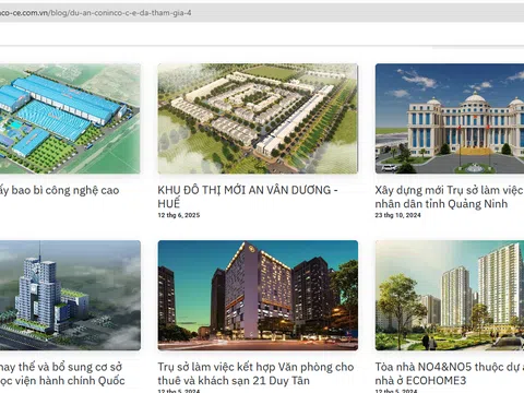 Điều gì khiến CONINCO-C&E bị nêu tên trong danh sách nhà thầu không đảm bảo uy tín?
