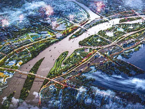 Đề xuất hơn 5.000 ha đất đối ứng cho siêu dự án trục cảnh quan sông Hồng