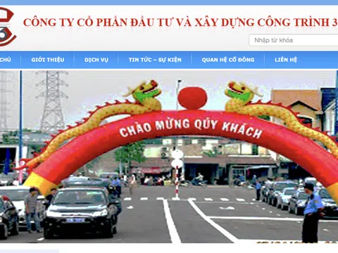 Công ty CP Đầu tư và Xây dựng Công trình 3 bị xử phạt vì không công bố báo cáo tài chính