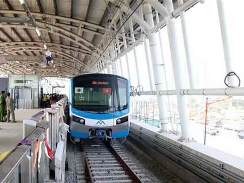 Tuyến metro số 1 Bến Thành - Suối Tiên sẽ chạy thử nghiệm vào 30/4